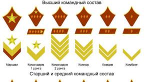 Погоны и знаки различия в россии Введение погонов в красной армии дата